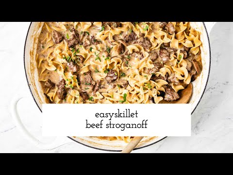 Easy Beef Stroganoff Recipe
