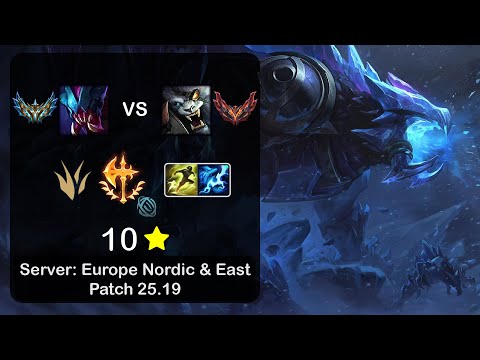 Rek'Sai Jungle vs Rengar - EUNE Challenger - Patch 25.19