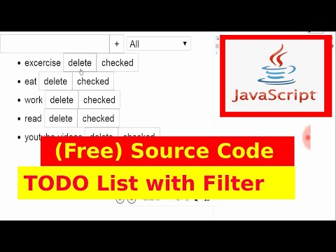 3rd Javascript Project Todo List App Tutorial With Source Code