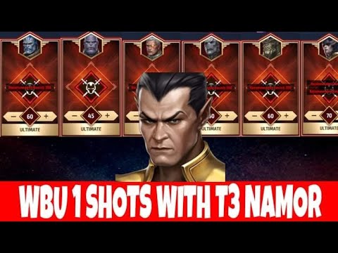 Wbu one shot guide by namor - marvel future fight