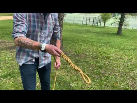 How to Hang Oval / Disc Swing with Eye Splice