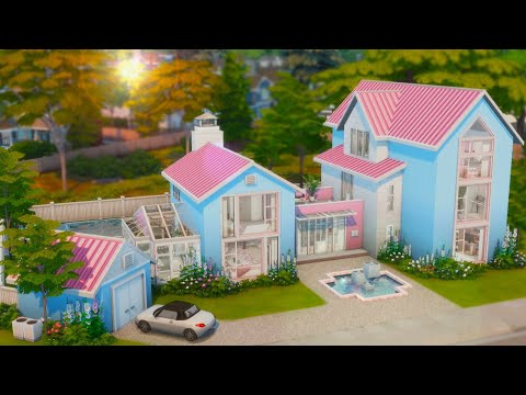 Barbie Dream House Mansion | (no cc) The Sims 4 Speed Build