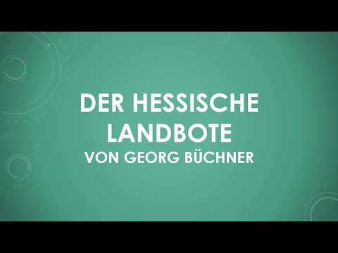 Der hessische Landbote von Georg Büchner (einfach und kurz erklärt)