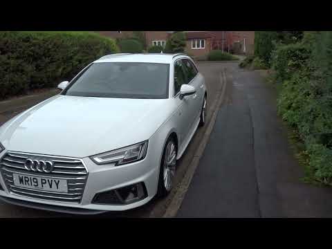 AUDI A4 AVANT WHITE PVY