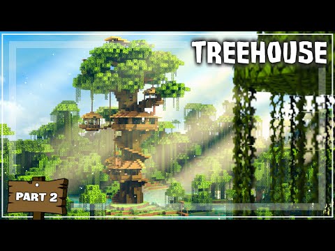Minecraft: How to Build a Treehouse - (Tutorial #2)