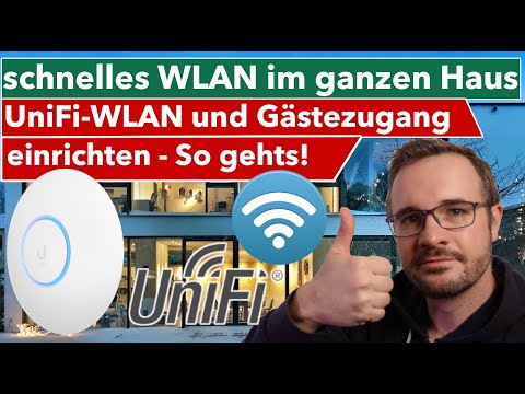 Configure UniFi WLAN including guest access | Integrate access points | on UniFi Controller