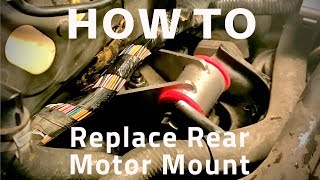 How to - Change Rear Motor Mount - Mazda Protege