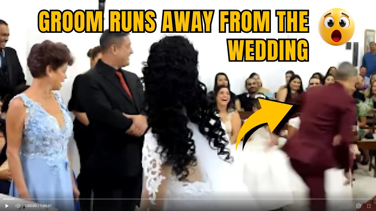 NOIVO FOGE DO CASAMENTO, NOIVA E NINGUEM ACREDITA