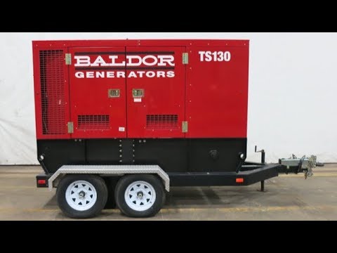 Baldor Rental Grade TS130, 100 kW diesel, John Deere EPA Tier 3 eng, 380 Hrs, Yr 2009 - CSDG # 2299