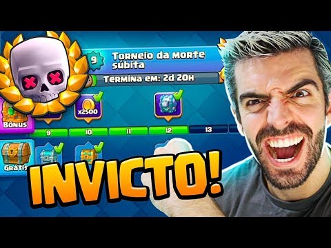 COMPLETEI O MAIS NOVO DESAFIO DO CLASH ROYALE INVICTO!