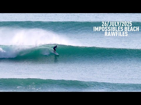 Absolut Dream Conditions - Is this the Best Swell Angle for Impossibles? RAWFILES - 26/JULY/2025, 4K