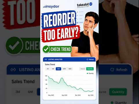 Is Your Takealot Reorder Too Early?