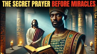 The Ethiopian Bible Is The Only One That Reveals The Prayer Jesus Used Before Performing Miracles