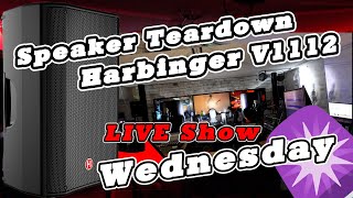 LIVE! 🛠️ Speaker Teardown 🛠️ of the Harbinger V1112 600w Powered 12" Speaker