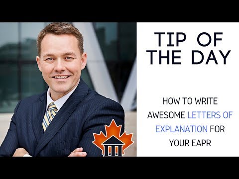 Express Entry - TIP OF THE DAY - How to write an awesome letter of explanation
