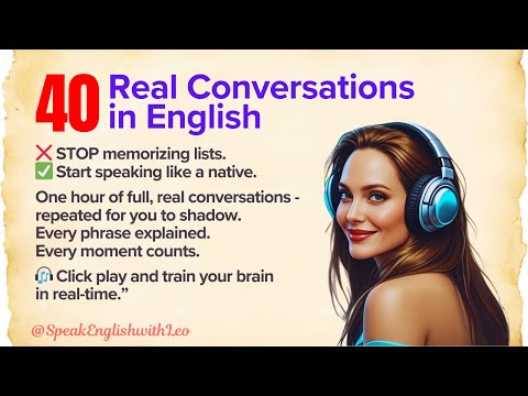 🎧 Practice real English conversations for 1 full hour ✅ English Shadowing Practice