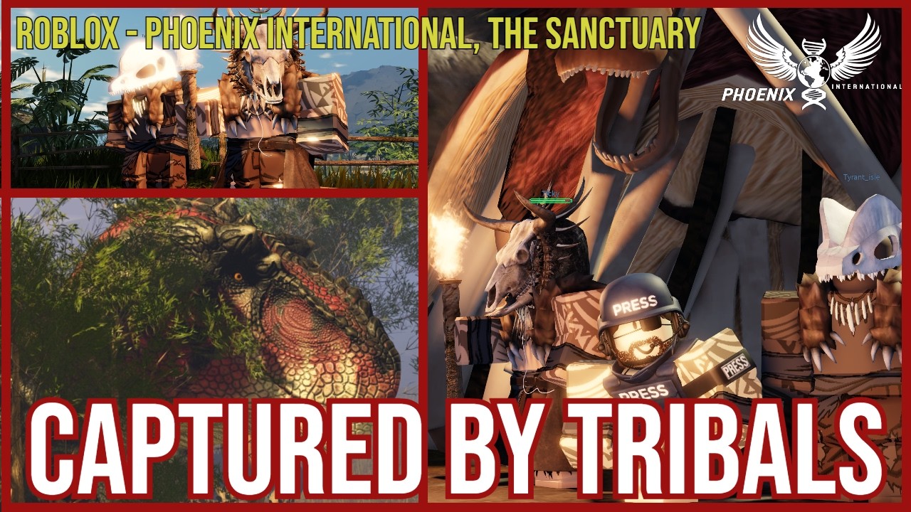 CAPTURED BY THE KA'RENACIDO TRIBALS!!! - ROBLOX | Phoenix International, The Sanctuary | #roblox