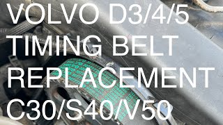 Timing Belt Replacement | Volvo D3/4/5 (5cyl)