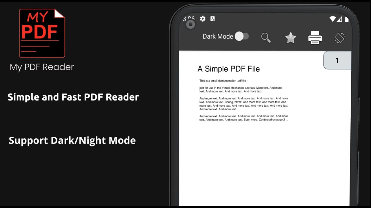 Best PDF Viewer for Android Phone. Pack with many features.