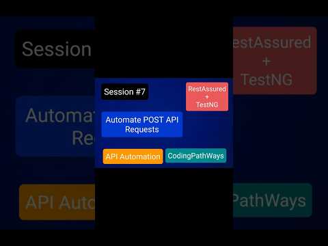 Short: How to automate POST API requests | Step-by-Step Guide   #restassured #javainterviewquestions