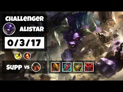 Alistar Challenger Gameplay S11 Replay 11.11 Support (0/3/17) - NA