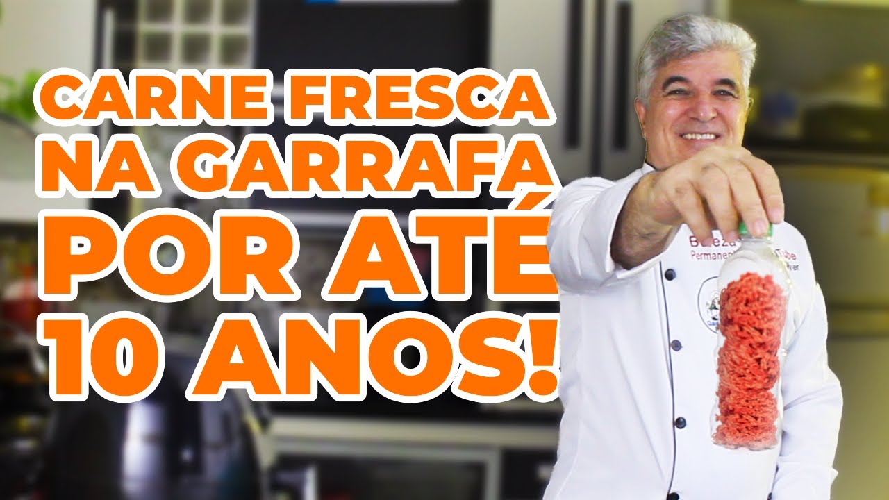 look how cool!! FRESH MEAT IN A PET BOTTLE for up to 10 years outside the refrigerator!!! SUPER E...