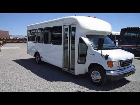 Used Shuttle Bus - 2007 Ford E450 Starcraft With 24 Seats And Rear Door S47647