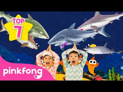 [🏆TOP7] ベビーシャーク ダンスソング | 動物の歌 | ドゥドゥドゥ | Pinkfong Official ([🏆TOP7] Baby Shark Dance Songs | Animal Song | Doo Doo Doo | Pinkfong Official)