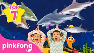 Download lagu [🏆TOP7] Baby Shark Dance Songs | Animal Song | Doo Doo Doo | Pinkfong  mp3