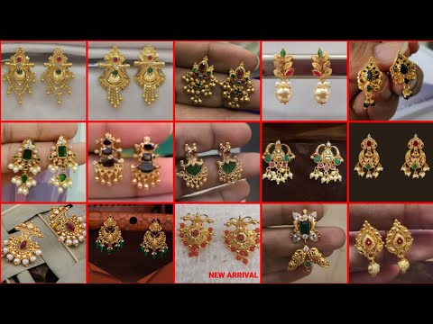 "New Gold Earrings Trends for Daily Wear 2024" #golddesings #trending #viral #earrings #golddesings