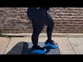 Adidas AE 1 Christmas Nick S Gift Blue Anthony Edwards Basketball Sneakers On Feet