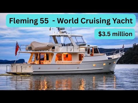 Full Walk Through Tour of the Amazing Fleming 55   World Cruising Yacht - $3.5 million