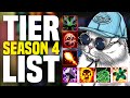 Season 4 M+ ALL SPEC Tier List | Tanks/Healers/DPS