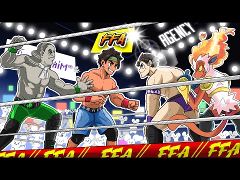 VERY RARE POKEMON SHOWDOWN FREE FOR ALL ft. @pokeaimMD @chimpact and @MetaYed 