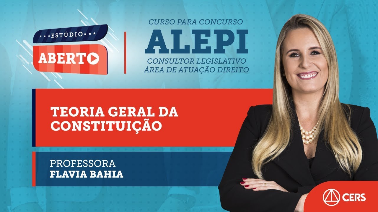 Aula gratuita sobre Teoria geral da Constituição