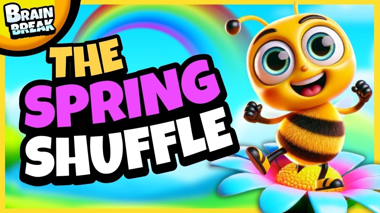 🌸🐝 The Spring Shuffle! | Fun Brain Break for Kids | Spring Brain Break 🌼🎶