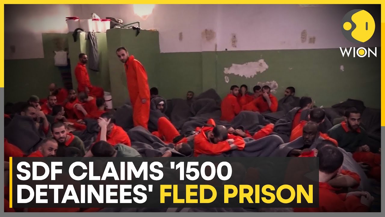 SDF Claims To Have Lost Control of Prison, Blames Syrian Army | WION News