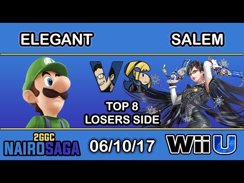 2GGC: Nairo Saga - BSD | Elegant (Luigi) Vs. MVG | Salem (Bayonetta) - Top 8 Losers Side