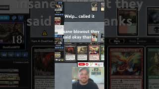 EVEN. MORE. CALLED. SHOTS. #mtg #mtgcommander #duelcommander #sad #shorts