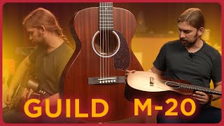 Video thumbnail for The Guild M-20: The Best Small Body All-Mahogany Guitar?! by Alamo Music Center