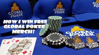 Global Poker Review warnings and wins, Global Poker merch