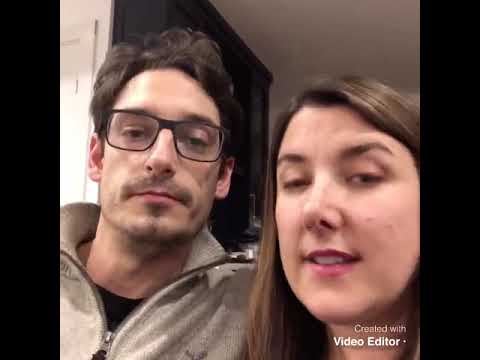 Karine & Dan prepare for their big wedding day last year!