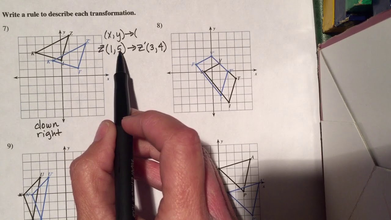 Oct 5 Translations: Translation Rules & Figures