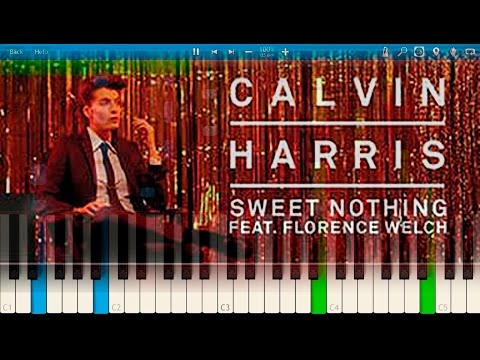 Sweet Nothing - Calvin Harris piano tutorial