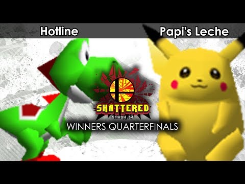 Smash 64: Hotline (Yoshi) V IB4DUAL | Papi's Leche (Pikachu) - Shattered 122 Tournament SSB64