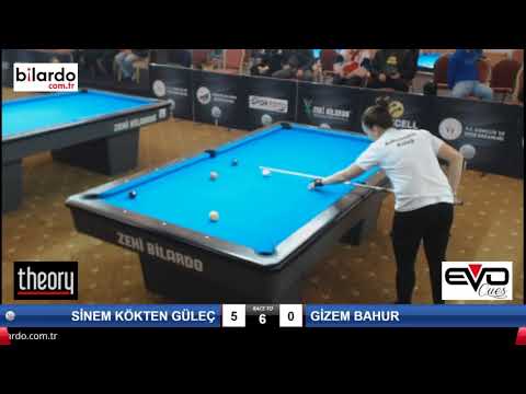 SİNEM KÖKTEN GÜLEÇ & GİZEM BAHUR Bilardo Maçı - 