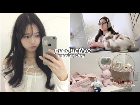 Produktiver Umzugsvlog 🐰: Wohnungseinrichtung, gemütliche Tage zu Hause, süße Ausbeute & leckeres...