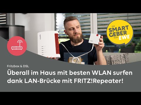 Mit dem FRITZ!Repeater eine LAN-Brücke einrichten: SMARTGEBER Jan zeigt wie’s geht!