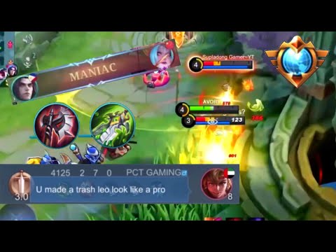 1 MIN = MANIAC! U MADE A TRASH LEO LOOK LIKE A PRO PART 1 - Avory | MLBB
