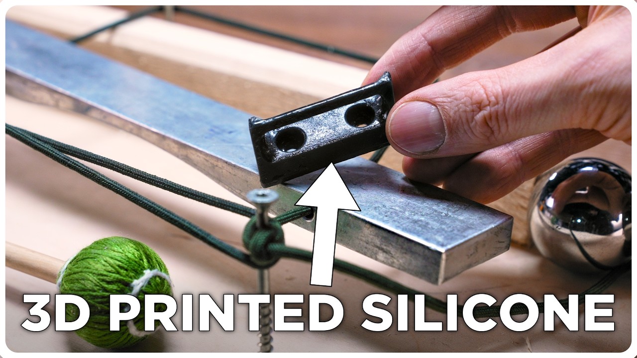 Testing the 3D Printed Silicone Holder for the Vibraphone bars | Marble Machine Live